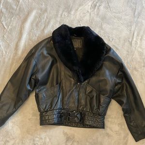 Styled In Italy Vintage Leather Jacket